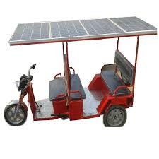 Solar Electric Rickshaw