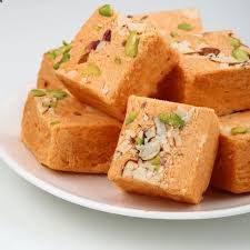 Orange Soan Papdi